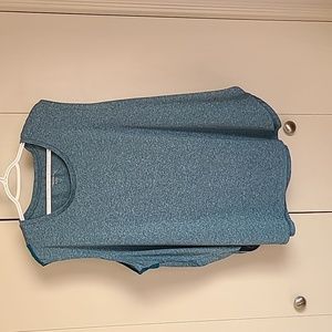 BCG active tank top Heathered blue, plus size 3x